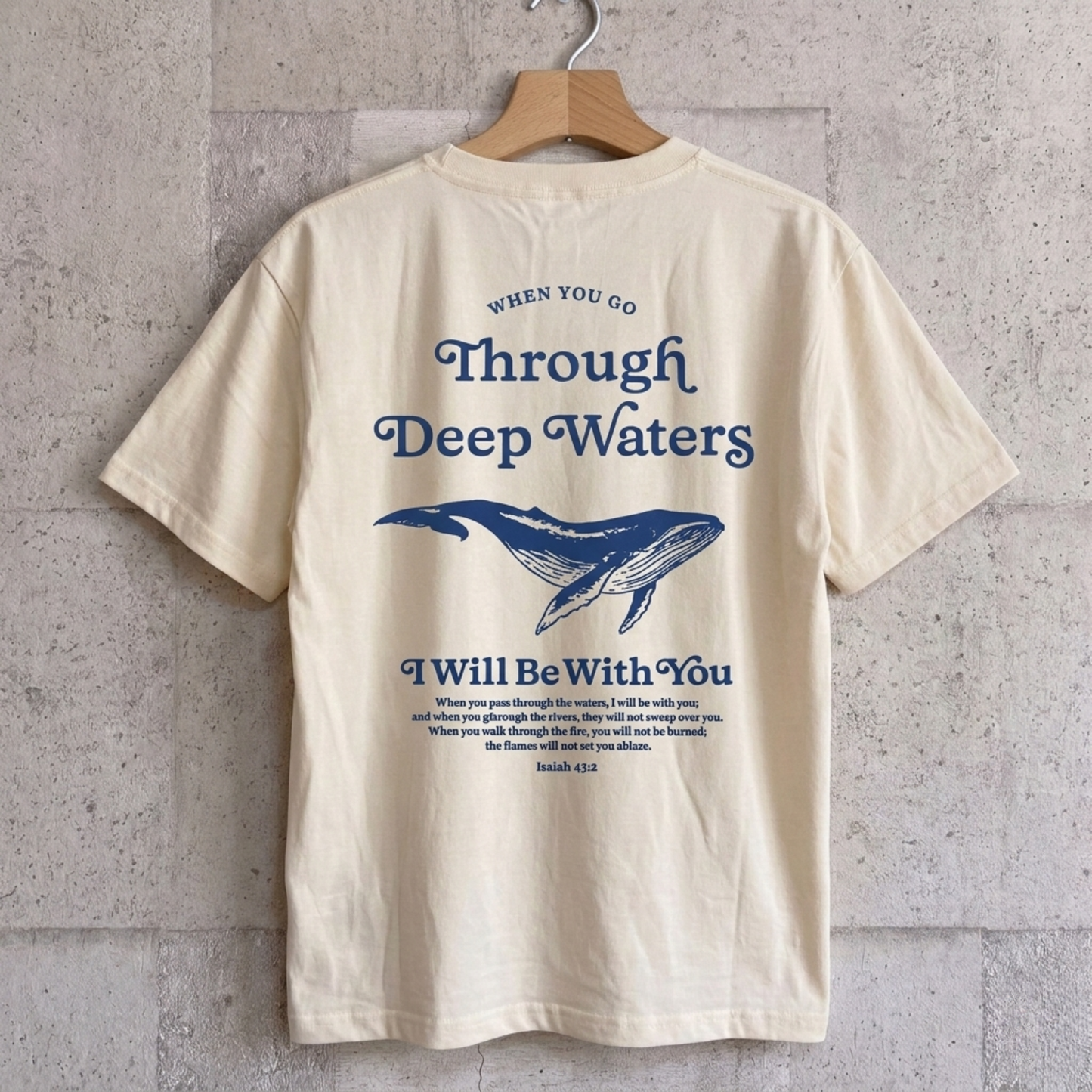 I Will Be With You Womens T- Shirt