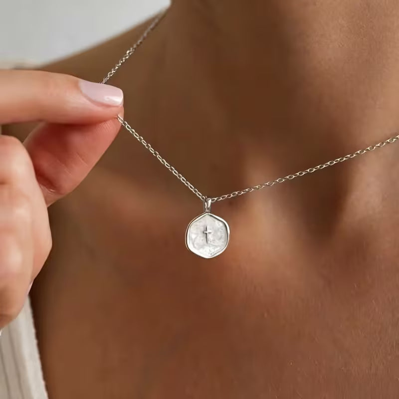 Enamel Cross Necklace