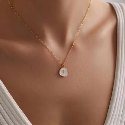 Enamel Cross Necklace