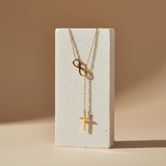 Infinity Cross Necklace
